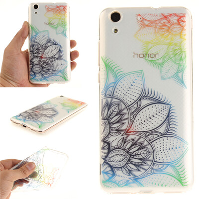 

Мечта цветок шаблон мягкой тонкой ТПУ резиновый силиконовый гель Дело Чехол для HUAWEI Honor 5A/Y6 II