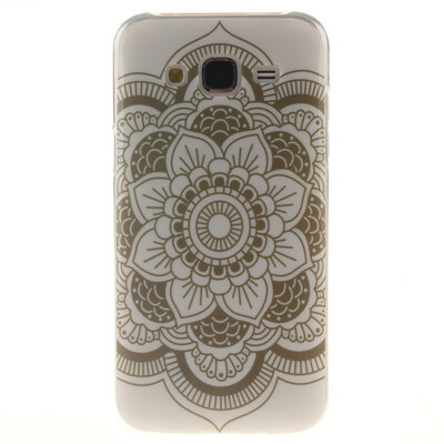 

White flowers Pattern Soft Thin TPU Rubber Silicone Gel Case Cover for SAMSUNG Galaxy J5