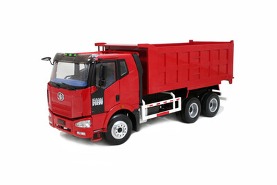 

124 JieFang J6P diecast model car red