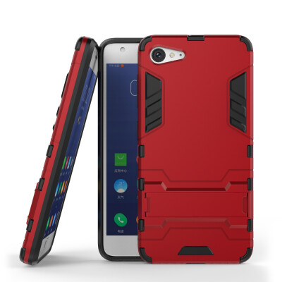 

MOONCASE Detachable 2 in 1 Hybrid Armor Case Dual-Layer Shockproof Case Cover with Built-in Kickstand for Lenovo ZUK Z2