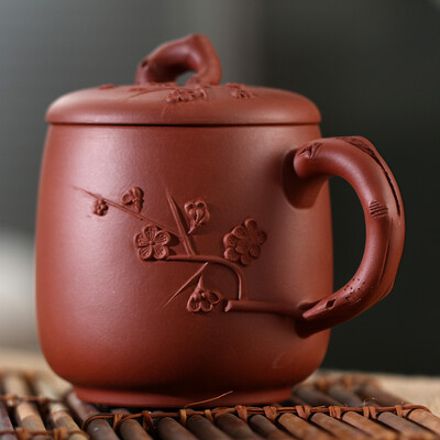 

Tea Tea Tea Tea Cup Yixing Zisha Cup Tea Cup Plum 525ml