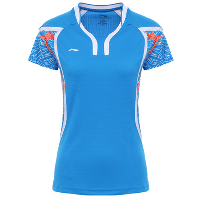 

Li Ning LI-NING AAYL104-3 Badminton Women&39s Competition Tops Bright Blue