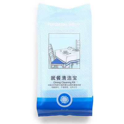

PurCotton Cleaning wipes 2 cotton wipes 1 disinfecting wipe 6pcspack