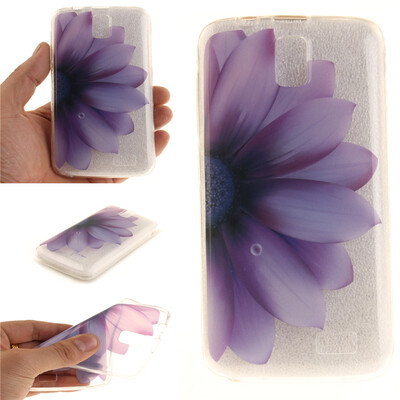 

Half flower Pattern Soft Thin TPU Rubber Silicone Gel Case Cover for Lenovo A328