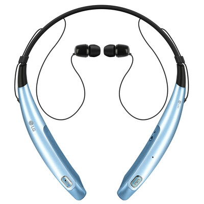 

LG HBS-770 Беспроводная Bluetooth-гарнитура Спортивные наушники Наушники для мобильных телефонов Наушники-вкладыши Наушники Шея Wear Metal Blue