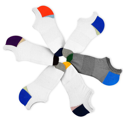

Hengyuanxiang socks socks men socks men ship socks thin section hit color stitching movement men socks mixed color 6 double gift box Z1701C5-6-2