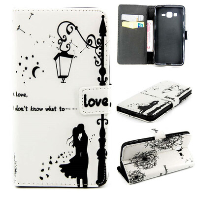 

Lovers&dandelion Design PU Leather Flip Cover Wallet Card Holder Case for SAMSUNG GALAXY Grand Prime G530
