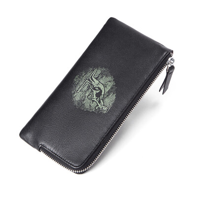 

Альпена Кенгуру (L'ALPINA) сумка сцепления мужской моды мужской бизнес случайный первый слой мешок сцепления кожаный черный 663 072 071