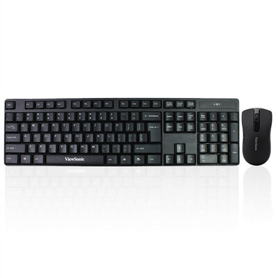 

ViewSonic CW1260 2.4G wireless mouse and keyboard set black