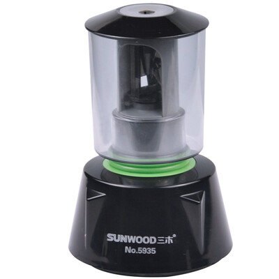 

Miki (SUNWOOD) 5935 USB электрический точилка для карандашей студент / офисный карандаш точилка точилка для карандашей батарея питания двойной привод зеленый