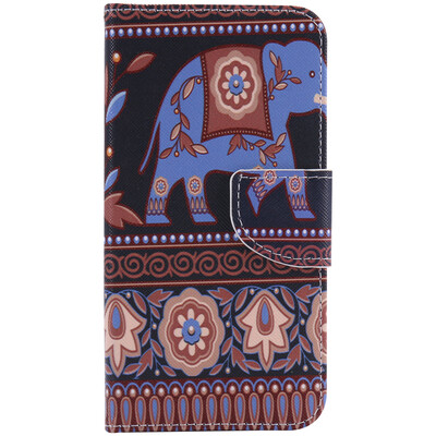 

Brown elephant Design PU Leather Flip Cover Wallet Card Holder Case for LG NEXUS 5X