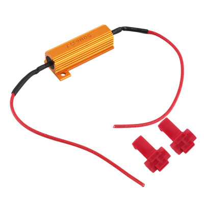 

LED Load Resistor Warning Decoder 5W-50W With Two Cancellers Foir 12V Cars