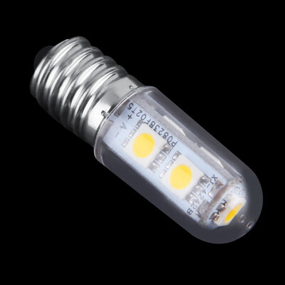 

AC 220V E14 1W 7 LED 5050 SMD Pure / теплый белый холодильник электрической лампочки