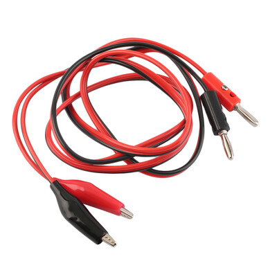 

1M 4mm Banana Plug Probe Cable to Alligator Test Lead Clip for Multimeter