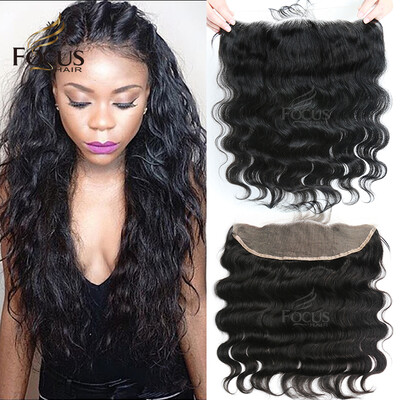 

7A Brazilian Lace Frontal Closure 13x4 Body Wave Ear To Ear Lace Frontal With Baby Hair Cheap Virgin Human Hair Full Lace