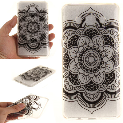 

Черное солнце цветок шаблон Мягкий тонкий ТПУ Резиновая крышка случая силикона геля для Samsung Galaxy J5 2016/J510