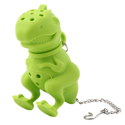 

Dinosaur Tea Infuser Loose Leaf Strainer Herbal Silicone Filter Diffuser
