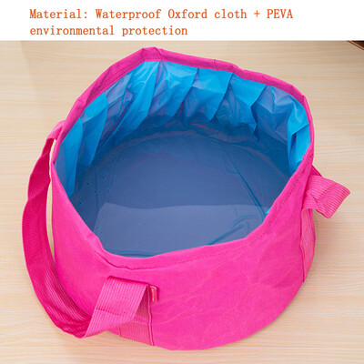 

MyMei 1 15 L Portable Foldable washbasin camping outdoor sink towel PEVA 30 18CM