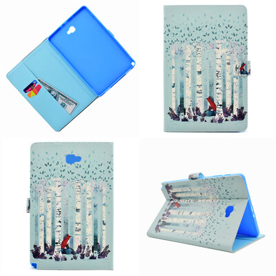 

Forest fox Style Classic Flip Cover with Stand Function and Credit Card Slot for Samsung GALAXY Tab A 10.1 P580