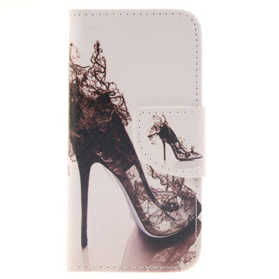 

High heels Design PU Leather Flip Cover Wallet Card Holder Case for IPHONE 5C