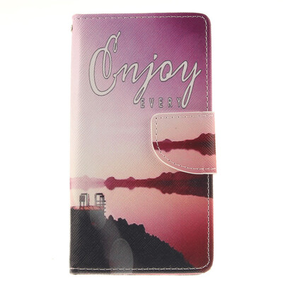 

Seaside scenery Design PU Leather Flip Cover Wallet Card Holder Case for LG G4cG4 Mini