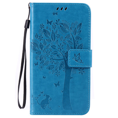 

Blue Tree Design PU Leather Flip Cover Wallet Card Holder Case for LG G4