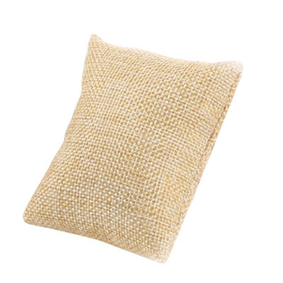 

Linen Bracelet Bangle Watch Pillow Holder For Jewelry Display Case Box
