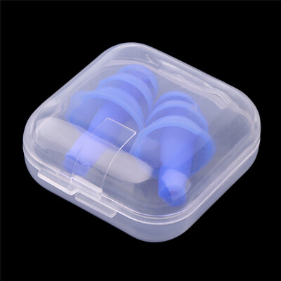 

1 pair Silicone Ear Plugs Anti Noise Snore Earplugs Comfortable For Study Sleep