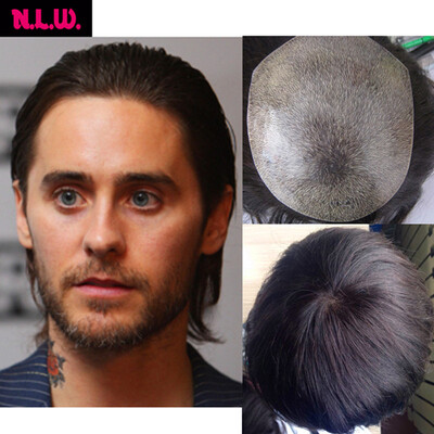

NLW 10A Grade European virgin human hair toupee for men transparent Thin skin PU