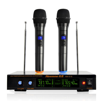

Newman (Newmine) NM-618 микрофон микрофон компьютера микрофон микрофон беспроводной микрофон KTV Sing конференции домашняя мультимедийная руки пшеницы