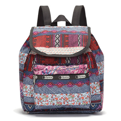 

LeSportsac музыкальное стихотворение женская сумка мини-сумка рюкзак 9808D350 элегантные национальные ветры