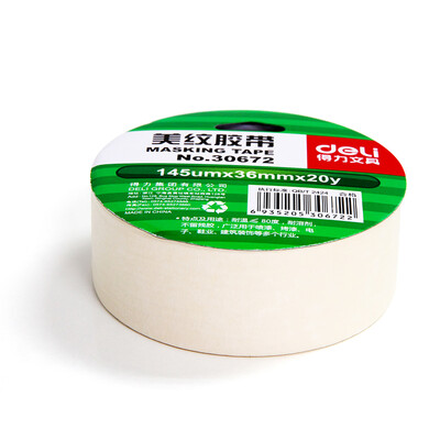 

Deli 30672 Decorative masking tape Seamless paper foil Masking tape 36mm 20y 183 meters 1 package