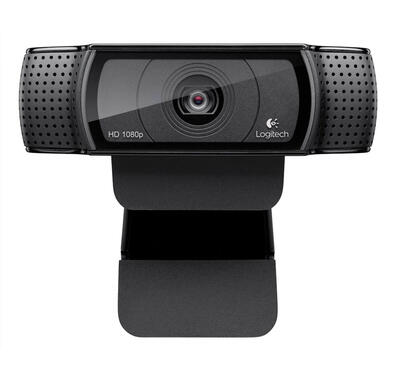 

Logitech HD Pro Webcam C920, Widescreen Video Calling and Recording, 1080p Camera, Desktop or Laptop Webcam