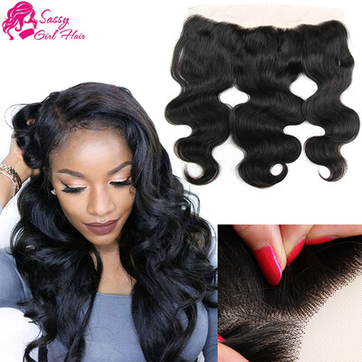 

7a Malaysian Body Wave Frontals Ear To Ear Lace Frontal Closure With Baby Hair Cheap Lace Frontal Closures 13*4 Sassy Girl Hair
