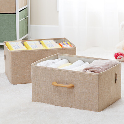 

Epic spent on the storage box imitation linen finishing box storage box YCG2032-Y