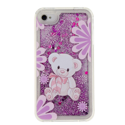 

Dynamic Quicksand Glitter Liquid Soft TPU Case Cover For IPHONE 4S