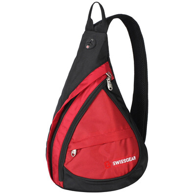 

SWISSGEAR chest bag men&women waterproof fashion leisure chest bag triangular messenger bag outdoor sports shoulder bag travel bag SA-9966 red