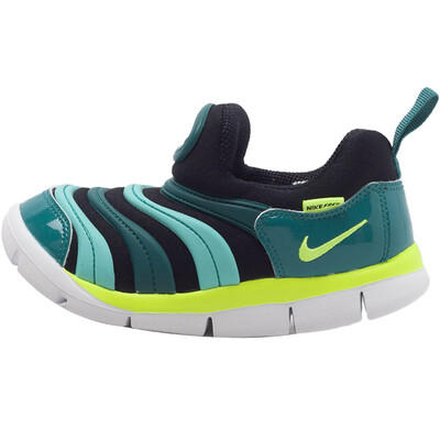 

Nike (NIKE) кроссовки DYNAMO FREE (TD) детская спортивная детская обувь 343938-009 черный / зеленый код US8C 25 метров
