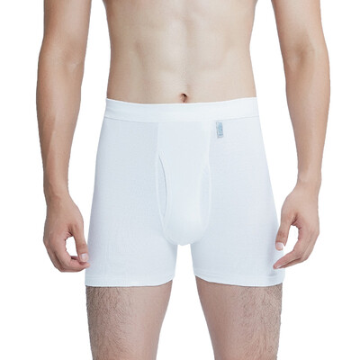 

Jingdong SupermarketYOUR SUN Mens Ribbed Cotton Boxer Pants Comfortable Solid Color Panties 3 Pack Water Blue M165