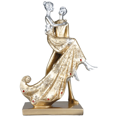 

Flower set set wedding gifts crafts ornaments home decorations living room entrance to send friends to send friends honey love hug HS16L01G Can gold