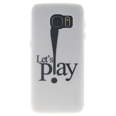 

Сыграем Pattern Мягкий тонкий ТПУ резиновый силиконовый гель Дело Чехол для SAMSUNG GALAXY S7 Edge