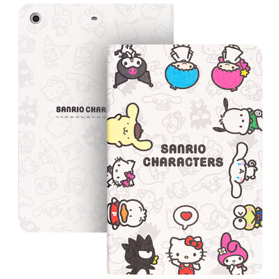 

Hello Kitty iPad mini1 / 2/3 Case / Cartoon Case Sleeping Leather Sleeve Happy White