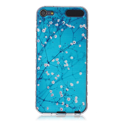 

Plum blossom Pattern Soft Thin TPU Rubber Silicone Gel Case Cover for iPod Touch 56