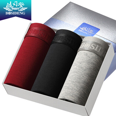 

Jingdong supermarket] Bosideng (BOSIDENG) BJK78005-3 men's underwear flat underwear men's cotton 3 mixed color installed