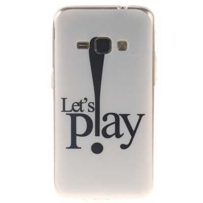

Lets Play Pattern Soft Thin TPU Rubber Silicone Gel Case Cover for SAMSUNG Galaxy J1 2016J120