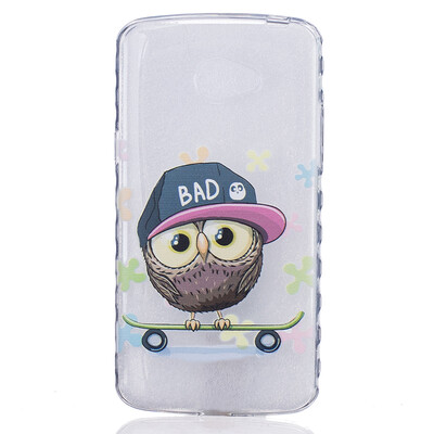 

Owl Pattern Soft Thin TPU Rubber Silicone Gel Case Cover for LG K5