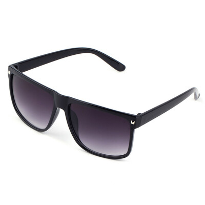 

Fashion Unisex Women Men Vintage Retro Rectangular Rivet Sunglass Eyewear