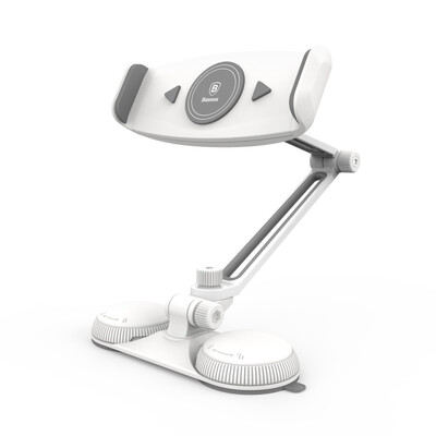 

Baseus mobile phone stand lazy stent bed bedside table stand for 5.5-15 inch white
