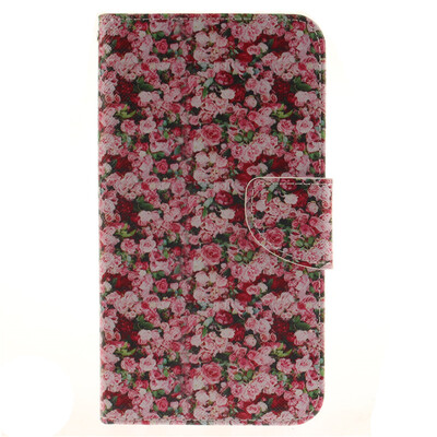 

Floral Design PU Leather Flip Cover Wallet Card Holder Case for LG V10