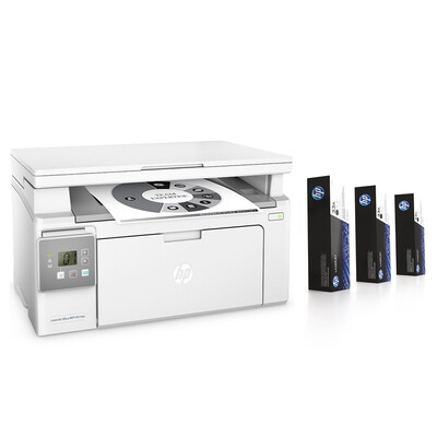 

Лазерный МФУ HP LaserJet Ultra MFP M134a (3 оригинальных картриджа с тонером, печать, копирование, сканирование)